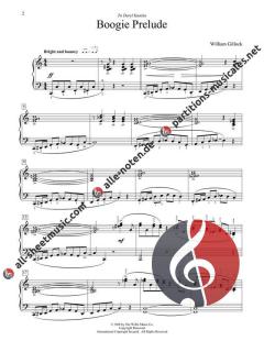 Three Jazz Preludes For Piano Boogie, Blues, Jazz von William Gillock 