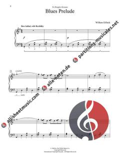 Three Jazz Preludes For Piano Boogie, Blues, Jazz von William Gillock 