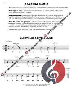 Songs For Kids Book Only For Recorder 
