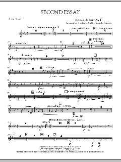 Second Essay von Samuel Barber (Download) 