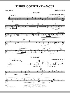 Three Courtly Dances (Download) 