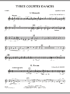 Three Courtly Dances (Download) 