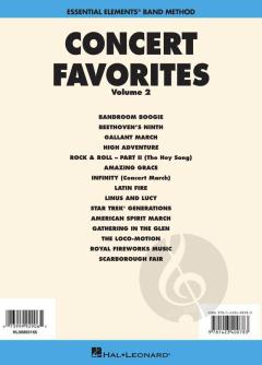 Concert Favorites Vol. 2 Bass Clarinet 