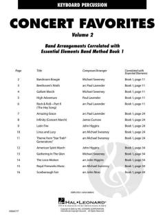 Concert Favorites Vol. 2 Keyboard Percussion 