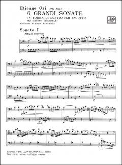 6 Grand Sonatas (Etienne Ozi) 