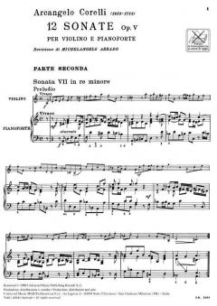 12 Sonatas For Violin And Piano Op. 5 Book 2 im Alle Noten Shop kaufen