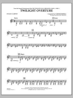 Twilight Overture von Carter Burwell (Download) 