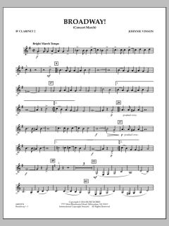 Broadway! von Johnnie Vinson (Download) 