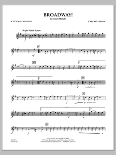 Broadway! von Johnnie Vinson (Download) 