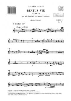 Beatus Vir Psalm 111 RV597 C Major 