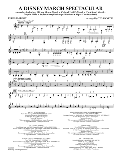 A Disney March Spectacular von Ted Ricketts (Download) 