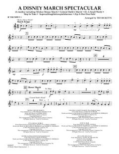 A Disney March Spectacular von Ted Ricketts (Download) 