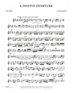 A Festive Overture von Alfred Reed (Download) 