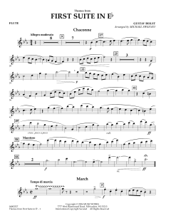 Themes from First Suite in Eb von Gustav Holst (Download) 