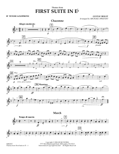 Themes from First Suite in Eb von Gustav Holst (Download) 
