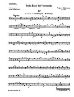 6 Duos op. 50 Band 2 von Jacques Offenbach 