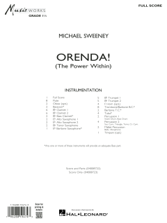 Orenda! von Michael Sweeney (Download) 