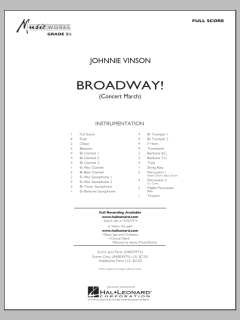 Broadway! von Johnnie Vinson (Download) 