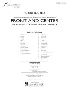 Front And Center von Robert Buckley Farlee (Download) 