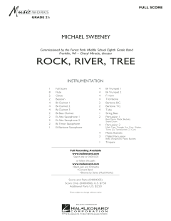 Rock, River, Tree von Michael Sweeney 