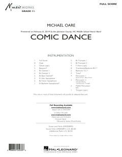 Comic Dance von Michael Oare (Download) 