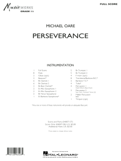 Perseverance von Michael Oare (Download) 