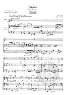 Drei Lieder / Wiegenlied op. 1 von Gideon Klein 