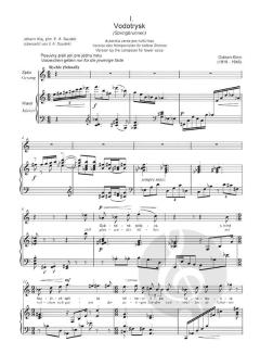 Drei Lieder / Wiegenlied op. 1 von Gideon Klein 