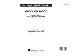 Knock on Wood von Steve Cropper (Download) 