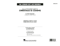 Christmas Is Coming von Vince Guaraldi (Download) 