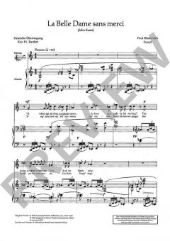 La Belle Dame sans Merci von Paul Hindemith 