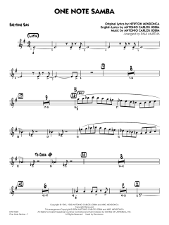 One Note Samba von Antonio Carlos Jobim (Download) 