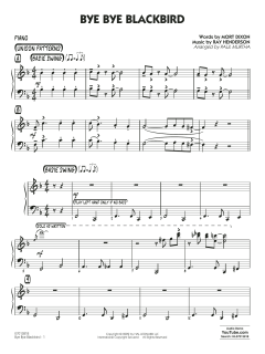 Bye Bye Blackbird von Mort Dixon (Download) 