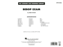 Bebop Exam von Mark Taylor (Download) 