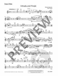 Intrada and Finale op. 79  von Nikolai Kapustin 