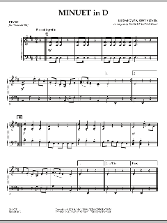 Minuet in D von Ludwig van Beethoven (Download) 