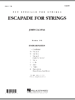 Escapade for Strings von John Cacavas (Download) 