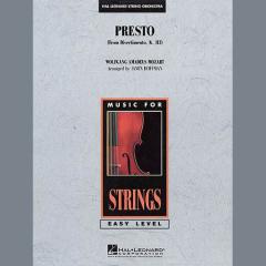 Presto from Divertimento KV 113 von Wolfgang Amadeus Mozart (Download) 