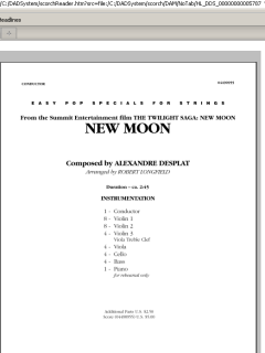 New Moon (The Meadow) von Alexandre Desplat (Download) 