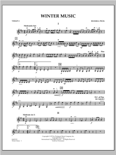 Winter Music von Russell Peck (Download) 