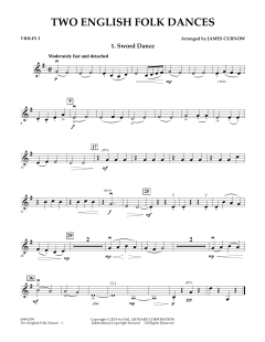 Two English Folk Dances (Download) 