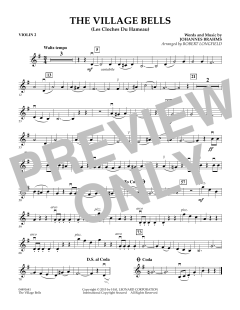 The Village Bells von Johannes Brahms (Download) 