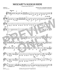 Mozart's Sleigh Ride von Wolfgang Amadeus Mozart (Download) 