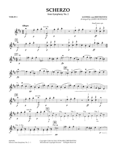 Scherzo from Symphony No. 2 von Ludwig van Beethoven (Download) 