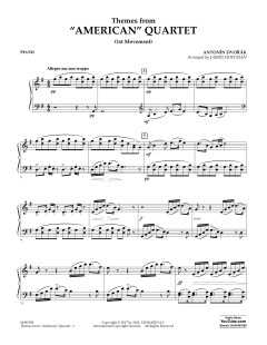 Themes from American Quartet, Movement 1 von Antonín Dvořák (Download) 