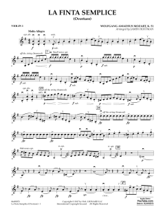 La Finta Semplice (Overture) von Wolfgang Amadeus Mozart (Download) 