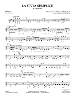 La Finta Semplice (Overture) von Wolfgang Amadeus Mozart (Download) 