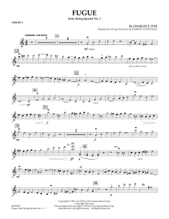 Fugue from String Quartet No. 1 von Charles Ives (Download) 
