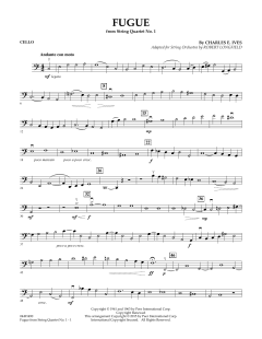 Fugue from String Quartet No. 1 von Charles Ives (Download) 