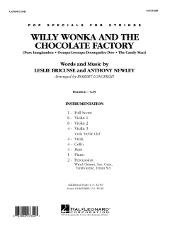 Willy Wonka and the Chocolate Factory von Leslie Bricusse (Download) 